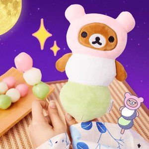 San-x Rilakkuma Dango Bear Plushie Toy Doll